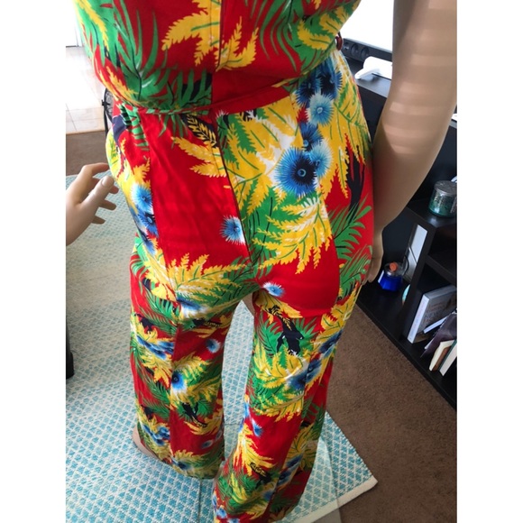 Authentic 70’s Vintage Strapless Hawaiin Jumper - Picture 3 of 4